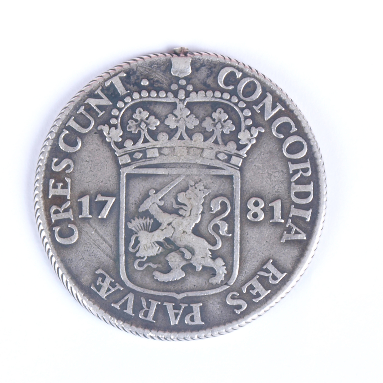 Серебряная монета дукат 1781 г