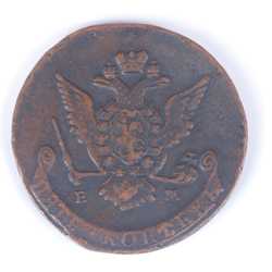 The five-kopeck coin 1769