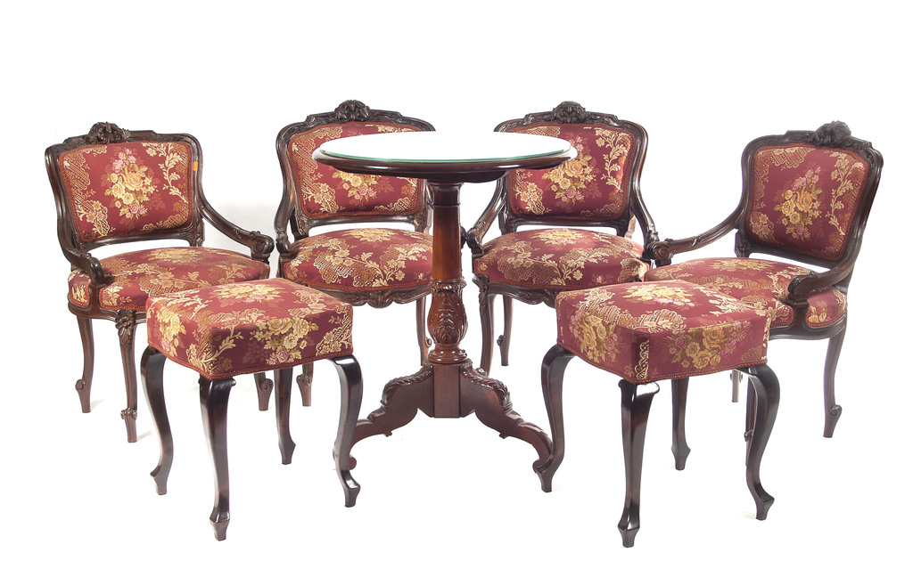 Rococo style furniture set 