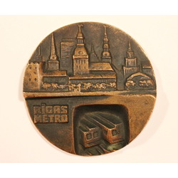 Bronze table medal 