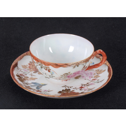 Porcelain cup with saucer