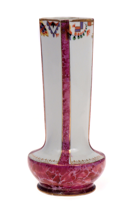 Art-deco style porcelain vase