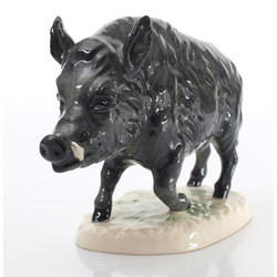 Porcelain figure „Boar”