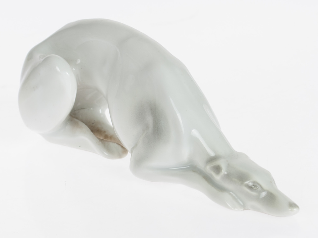 Porcelain figure „Greyhound”