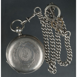 Silver pocket watch
