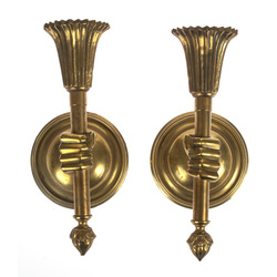 Bronze candlesticks