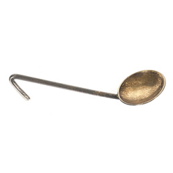 Silver mustard spoon