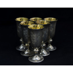 Silver cup / cups (6 pcs.)