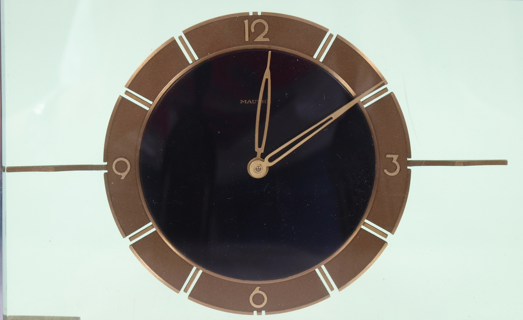 Art-deco style clock