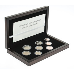 Latvian Euro forged coin set