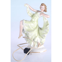 Porcelain table lamp ”Dancer”