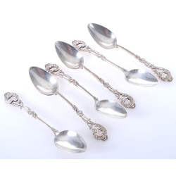 Silver spoon set (6 pcs.)