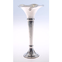 Art Nouveau silver vase