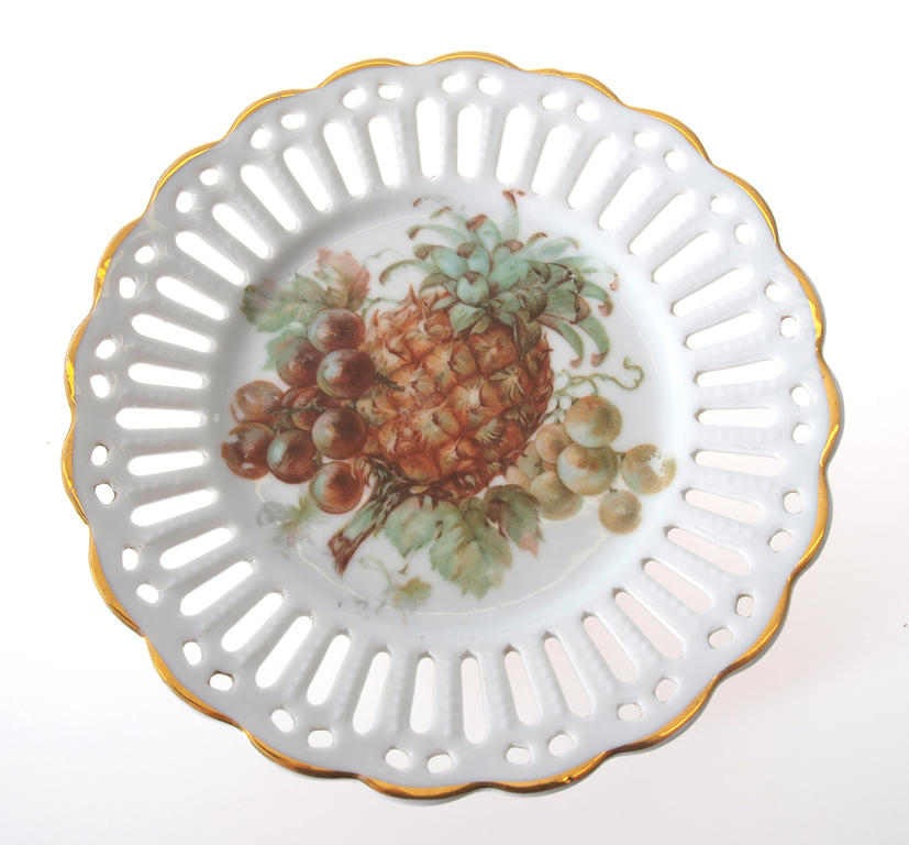 Porcelain dessert plate set 