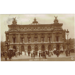 Atklātnīte “Parīzes opera”