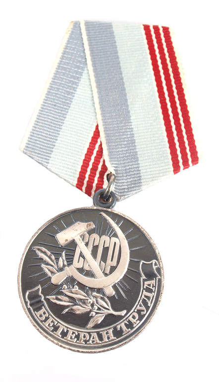 Award Work veteran with certificate