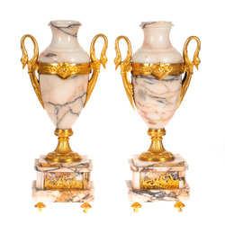 Couple of marble vases