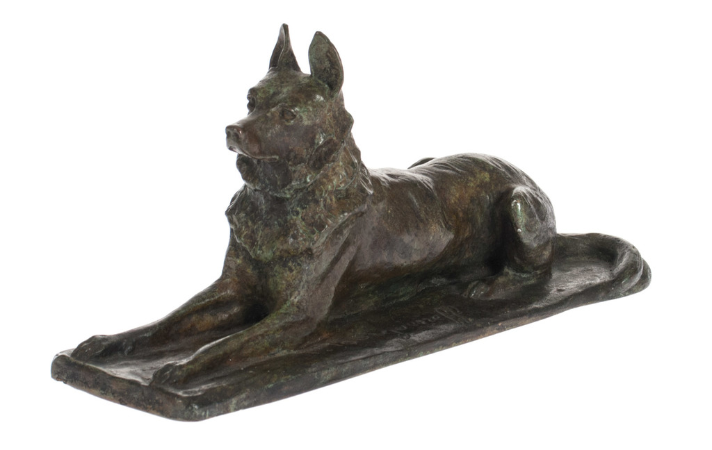 Bronze figure 'Dog'