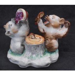 Porcelain figure – utensil „Bears”