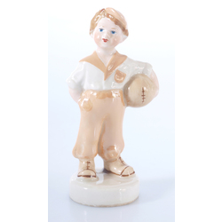 Porcelain figurine „Footballer”