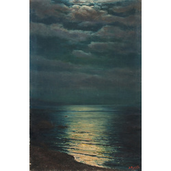 Ночной пейзаж Кримского море 