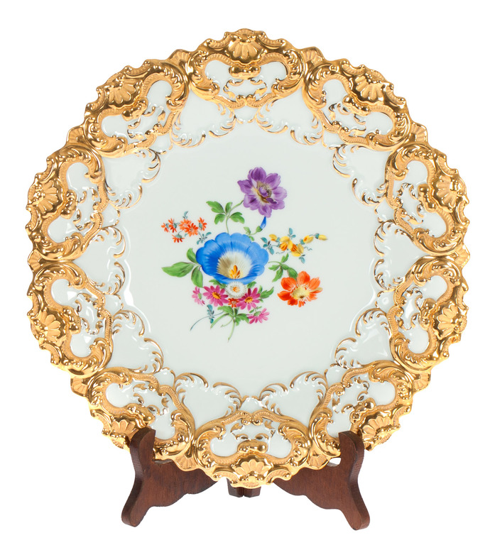 Meissen porcelain plate