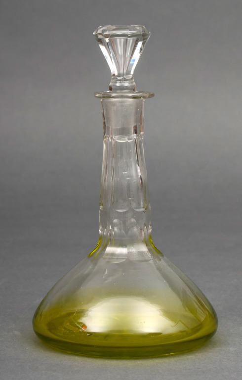 Uranium glass decanter