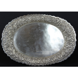 Silver tray-plate
