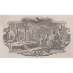 Lithographs series with biblical scenes