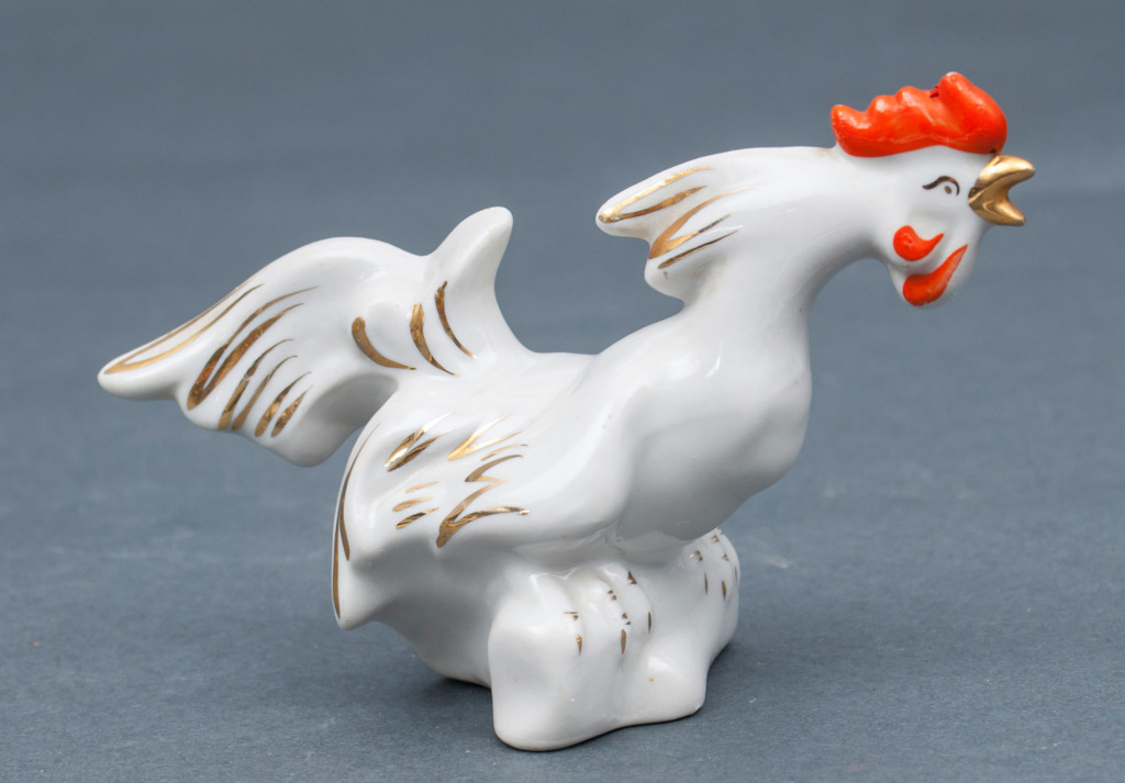 Porcelain figure 'Rowdy Rooster'