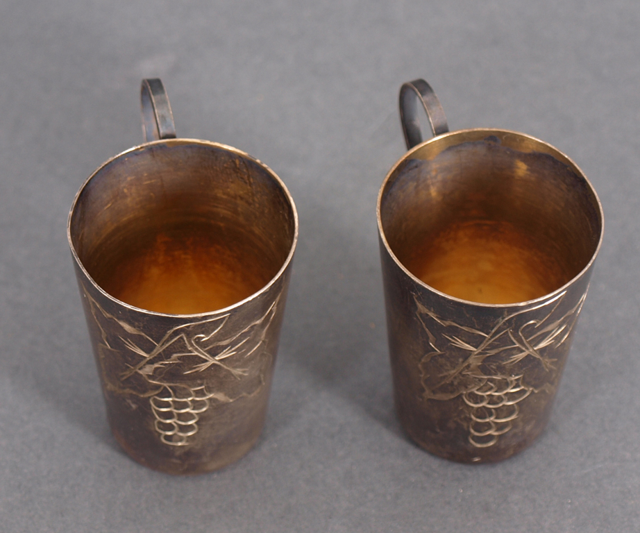 Silver cups 