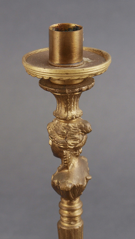 Art Nouveau bronze candlestick 