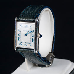 Cartier наручные часы с кожаным ремешком