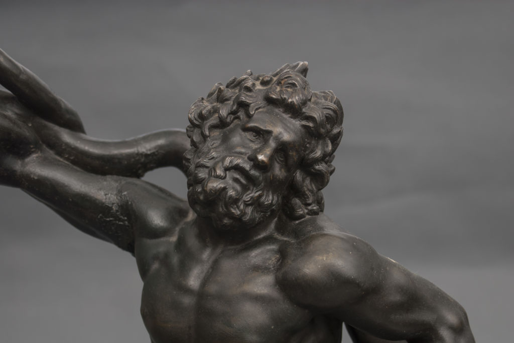 Copper figure 'Laocoon with sons'