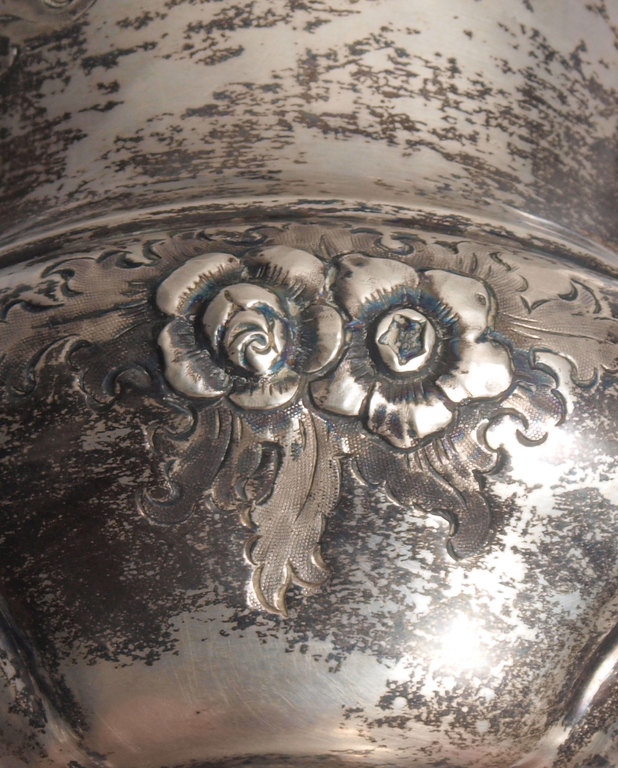 Silver-plated metal cup