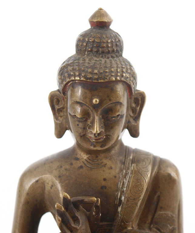 Antique Thailand Buddhism bronze figure Buddha