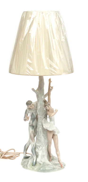 Table lamp 'Ballerina with Arlekino'