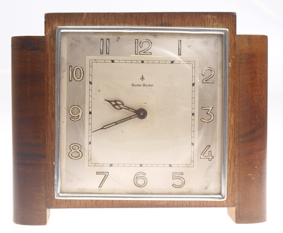 Table clock ''Gustav Becker''