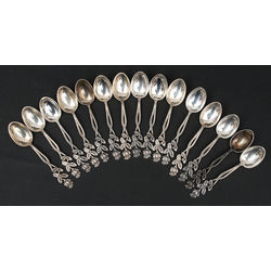 Silver spoon set (15 pcs) 