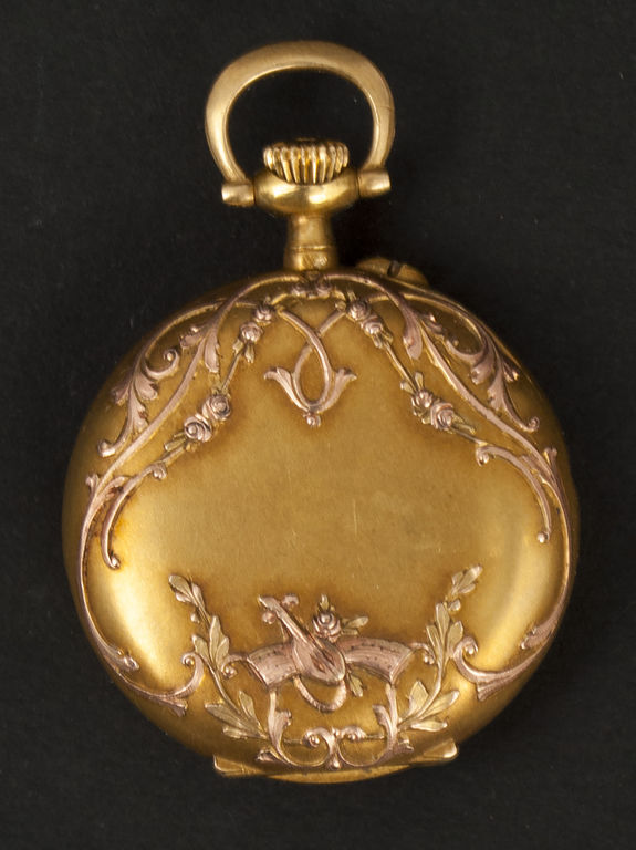 Gold pocket watch Haas Neveux & Co in original box