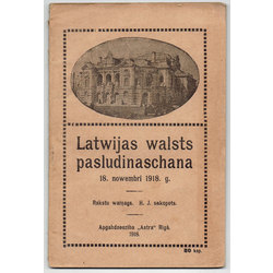 ''Latwijas valsts pasludināsana''