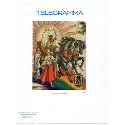 Telegram with cover illustration made by J.Bine