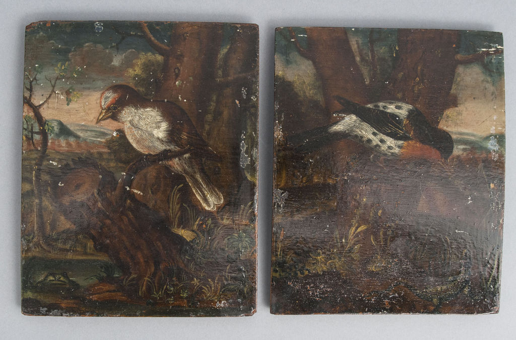 Painting on wood (2 pcs.) 