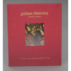 Книга 'Latvian painting' 