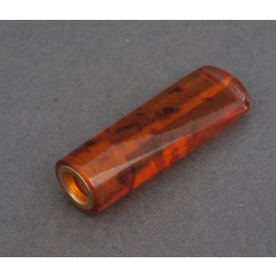 Melted amber mouthpiece for cigarettes