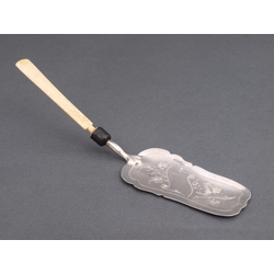 Silver cake shovel