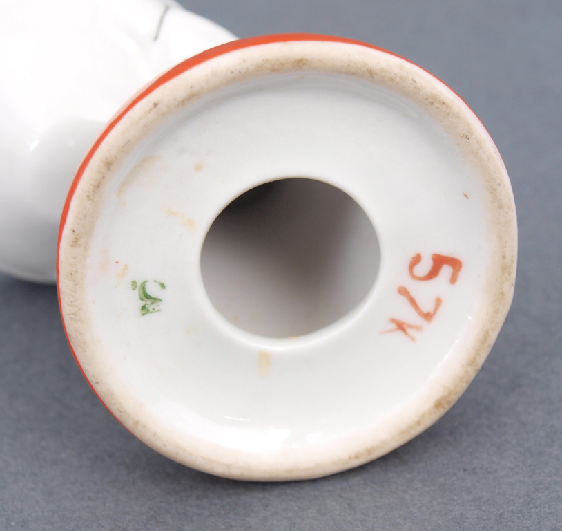 Porcelain souvenir - salt cellar