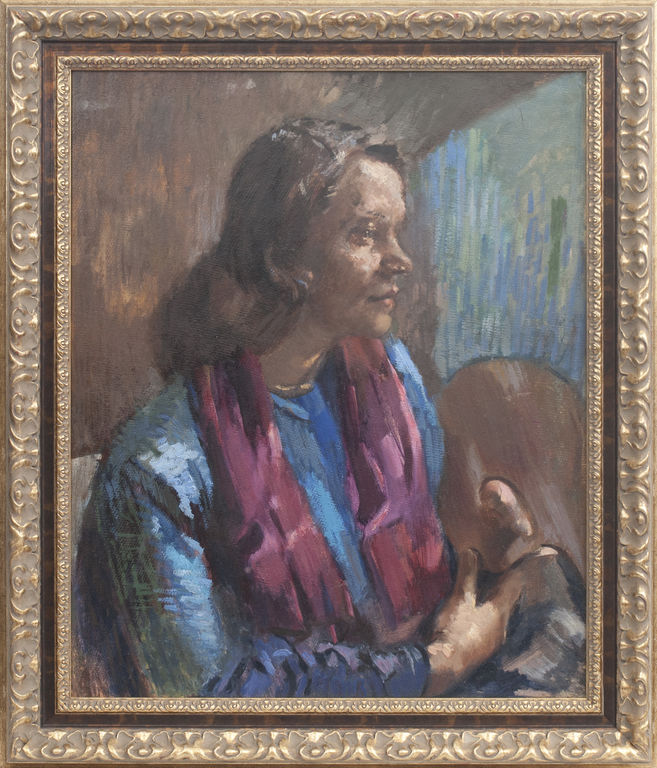 Lidijas Palepas-Ubānes portrets