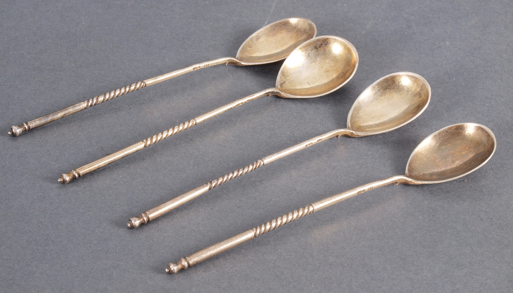 Silver spoons 4 pcs.