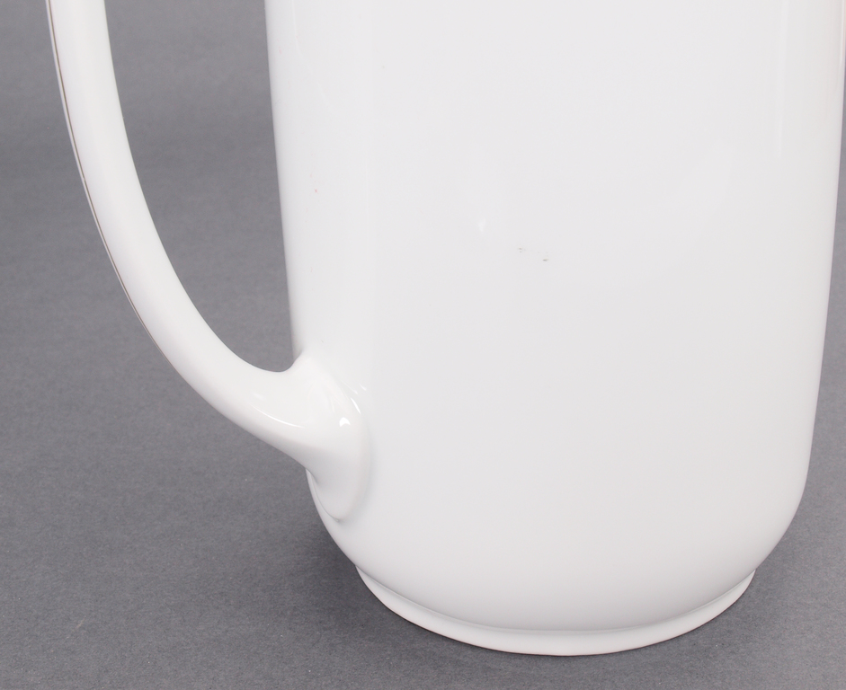 Porcelain coffee pot in style art deco